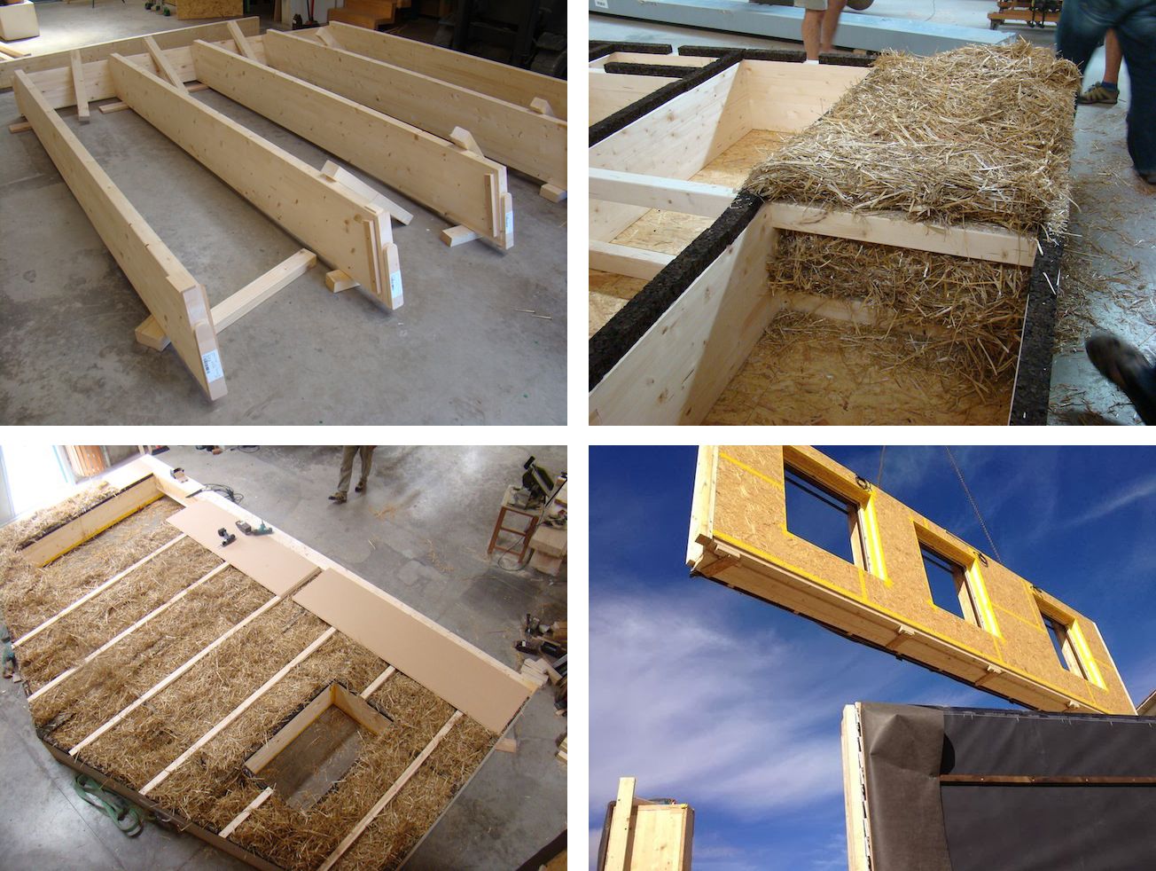 15.1-Casa Pasiva Larixhaus. Montaje. Taller de Farhaus Castellterçol, Barcelona
